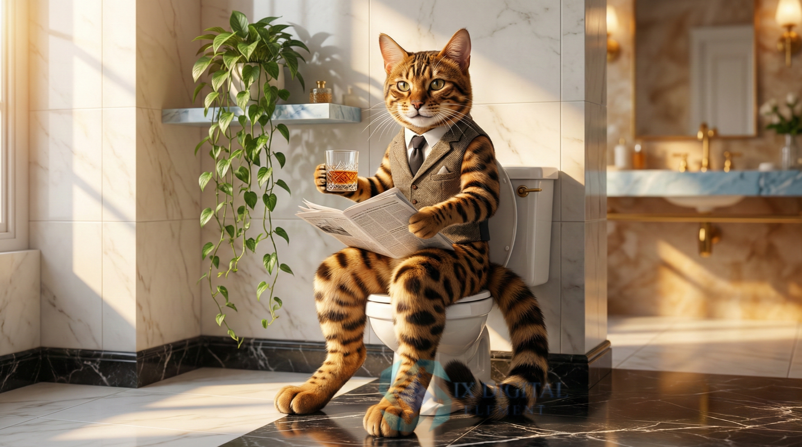 Where Cat Brilliance Happens — Theodore, Bengal — "The Calculated Pause" - Image 2