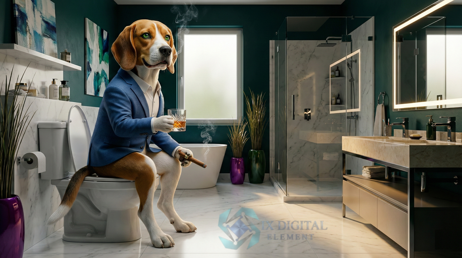 Where Dog Brilliance Happens-Barnaby, Beagle — "The Contemplative Pause" - Image 2