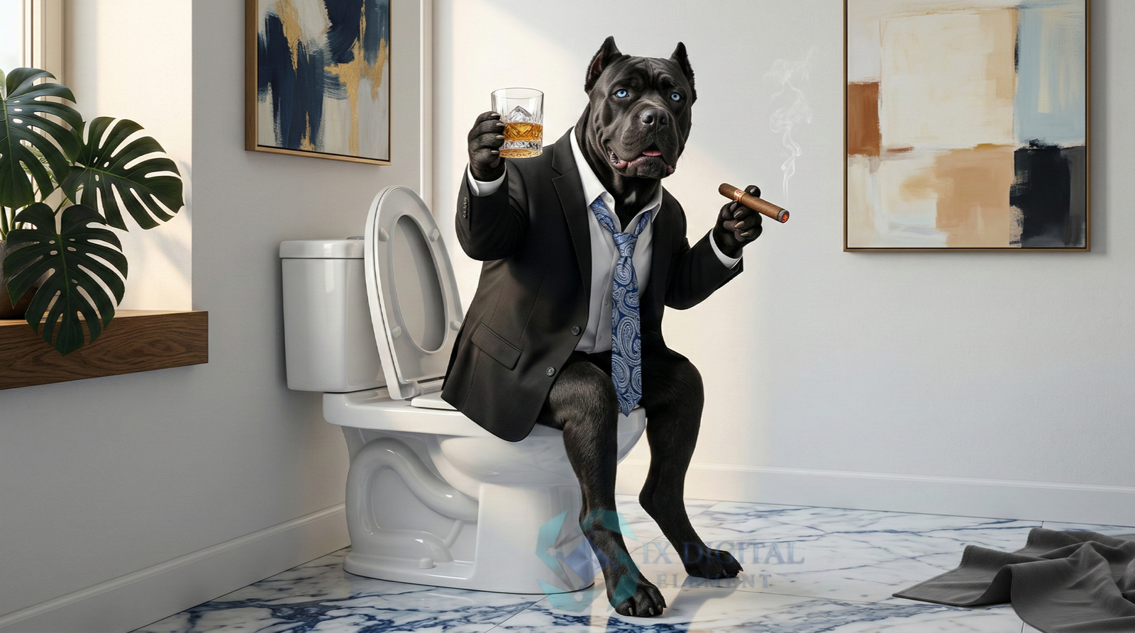 Where Dog Brilliance Happens-Bruno, Cane Corso — "The Strategic Intermission" - Image 2