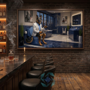 Where Dog Brilliance Happens-Günther, German Shepherd — "The Executive Briefing"