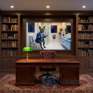 Where Dog Brilliance Happens-Pascal, French Bulldog — "The Blue Standard"